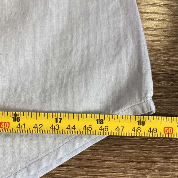 ALC BRIELLE Blue Poplin One Sleeve Ruffle Top Size 2 - Picture 10 of 13